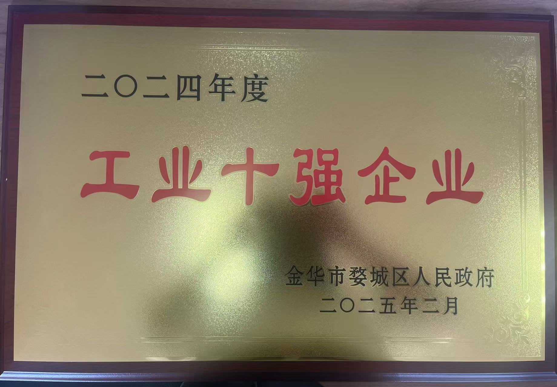 2024年度工業(yè)十強企業(yè)（2025年2月）